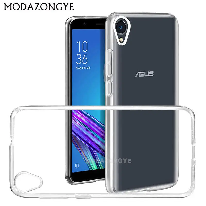 Чехол для Asus ZenFone Live L1 ZA550KL силиконовая прозрачная задняя крышка чехол телефона ASUS