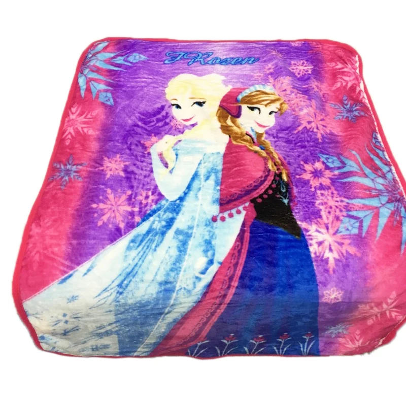 Disney Frozen Анна Эльза Принцесса тонкое мягкое фланелевое одеяло 70x100 см для домашних