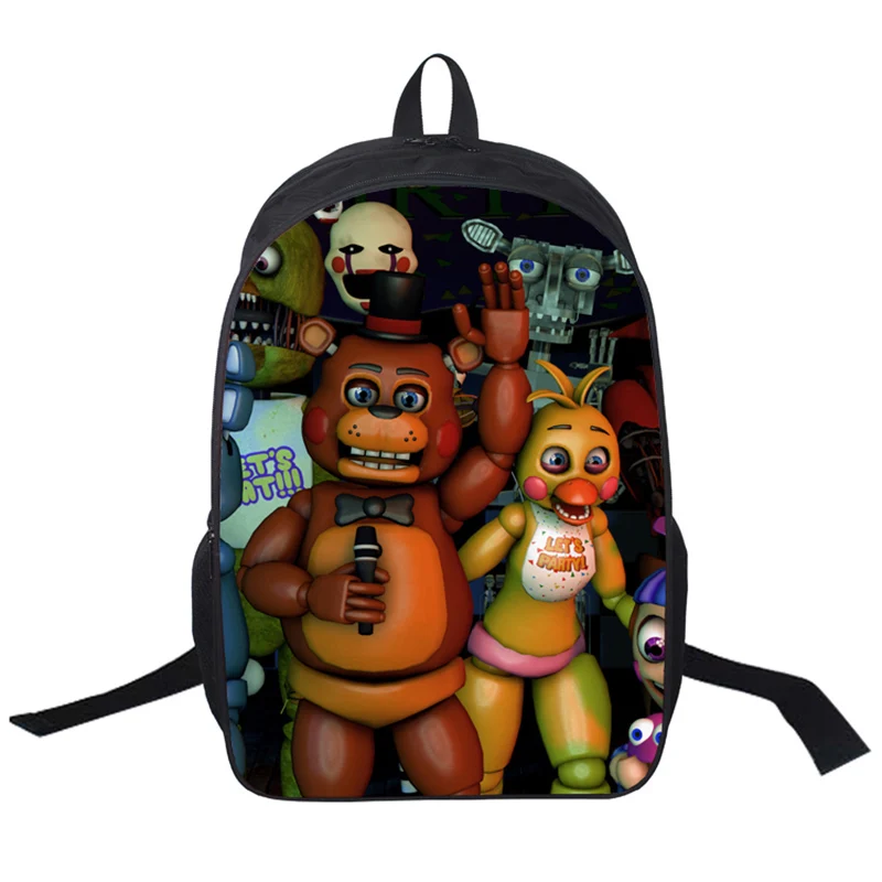 Рюкзак с рисунком Five Nights At Freddy для мальчиков и девочек подростков школьная сумка