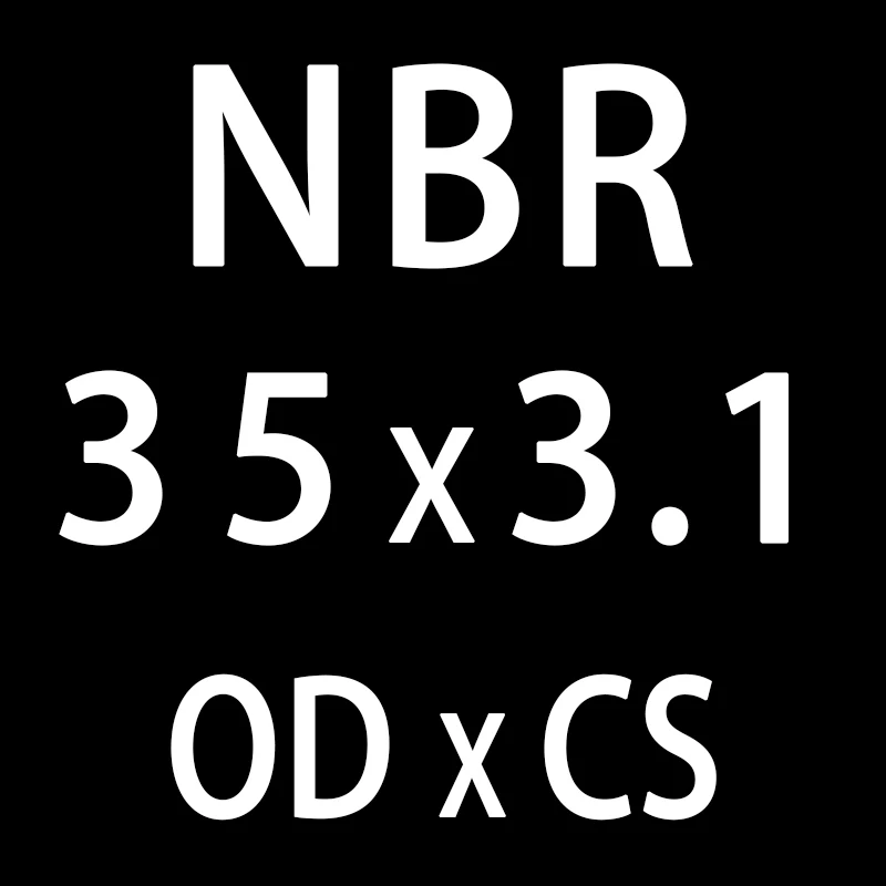 

20 шт./лот резиновое кольцо NBR уплотнительное уплотнительное кольцо CS3,1 мм OD31/32/33/34/35/36/37/38/39/40 мм уплотнительное кольцо нитриловые прокладки кольца шайба-.-