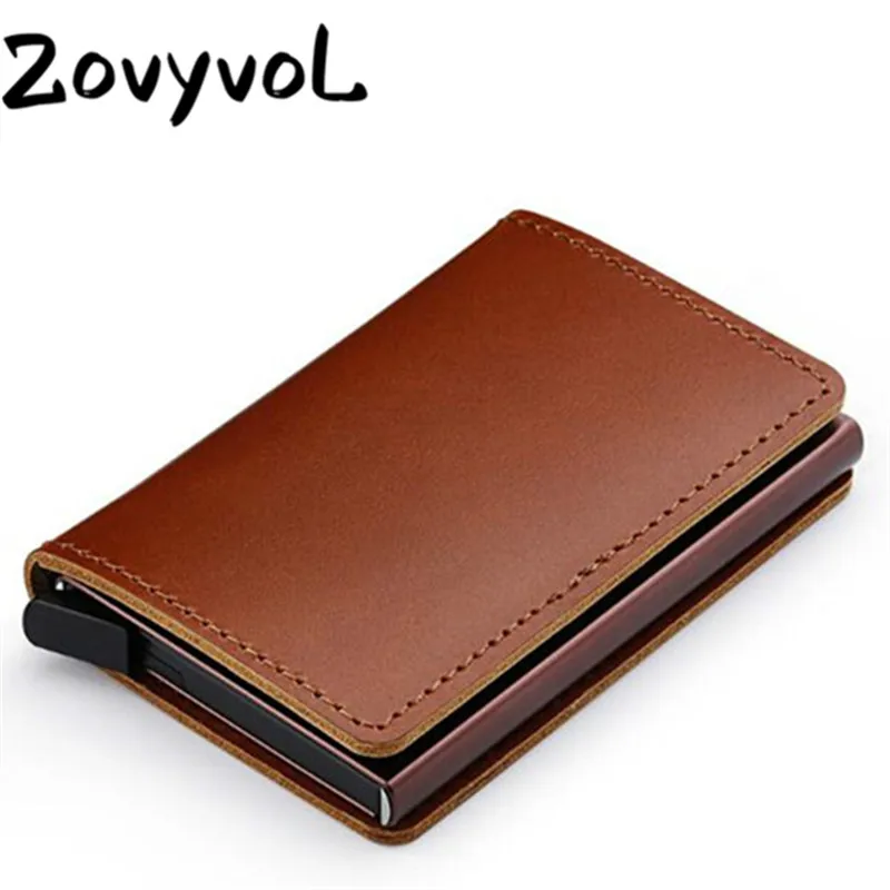 

ZOVYVOL Business Card Pocket Cash Card Holder Smart Rfid Wallet Credit Card Holder Passes Holder Metal Cardholder Protection