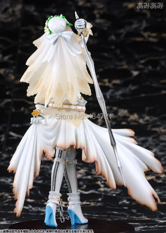Горячая Аниме игра Fate Extra CCC Saber Altria Pendragon свадебное платье сексуальное 9 &quotПВХ