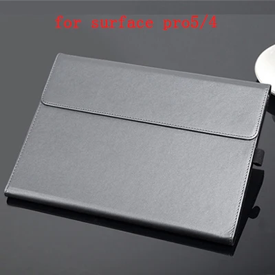 Surface Pro4 5 gray2 Новинка, модный унисекс чехол для планшета с откидной крышкой и подставкой для microsoft Surface Pro 3 4 5 6 12 12,3 дюймов, чехол для мужчин и женщин - Цвет: Surface Pro4 5 gray2