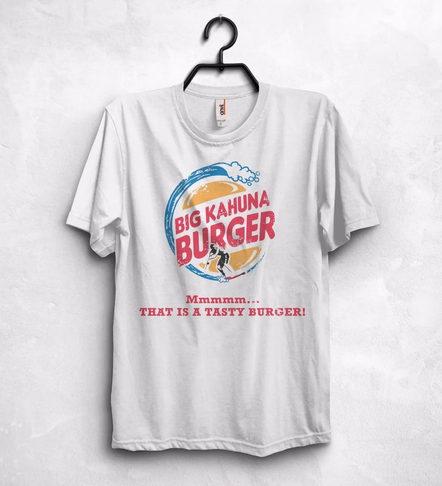 Большая футболка Kahuna Burger из целлюлозы Квентин Тарантино KFC McDonalds|Мужские