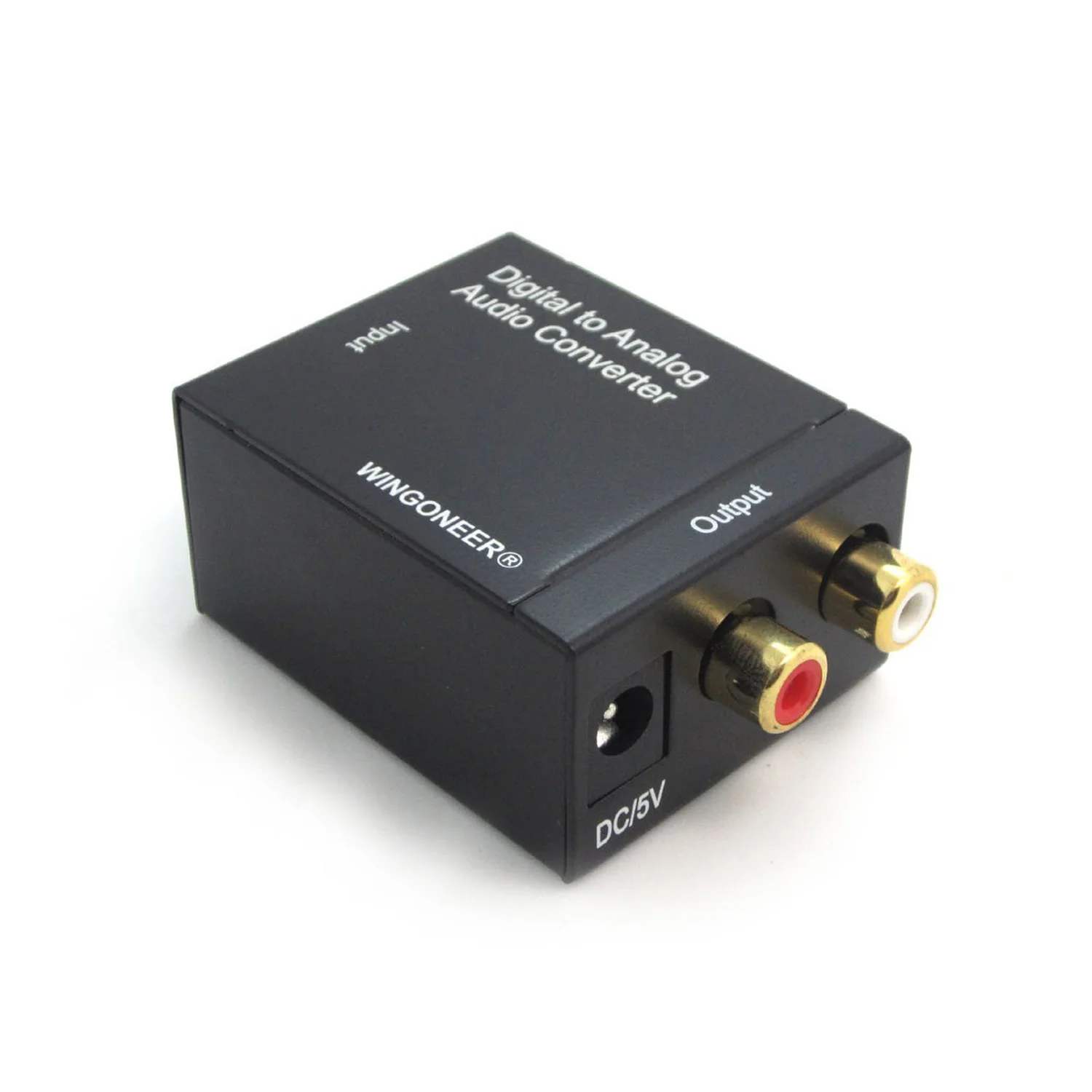 RISE Digital Toslink/SPDIF to Analog Stereo 2 x RCA аудио конвертер-цифровой конвертер (Toslink &amp