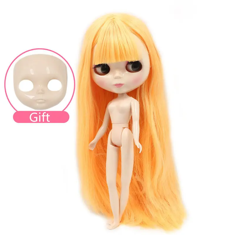 normal body doll Ледяной обнаженный завод Blyth кукла Экстра лицо и руки как подарок подходит для платья самостоятельно DIY Изменить BJD игрушка Специальная цена - Цвет: normal body doll