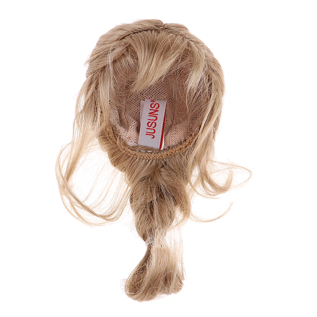 Прекрасный парик из искусственного мохера для кукол 1/8 BJD MSD DZ изготовление и