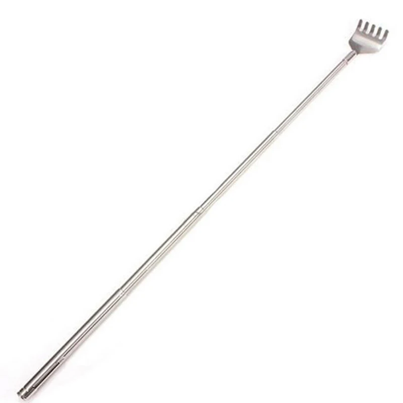 Портативный Нержавеющая сталь Back Scratcher зуд скребки Выдвижная удобный карман скребок массаж инструмент