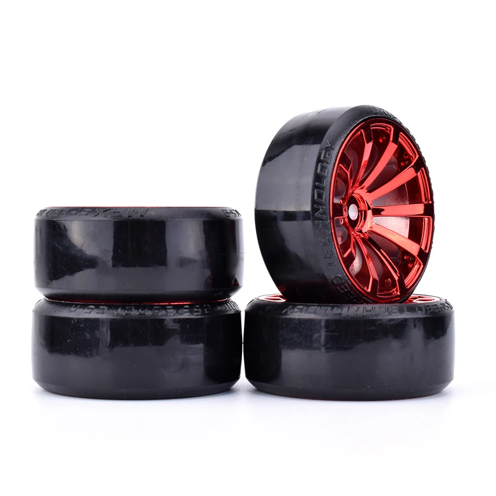 4 шт. 1/10 AUSTAR Drift Car Tire(1085 + 606) Rim Твердые колеса покрышки для hsp tiiya HPI Kyosho On-road Drifting RC |