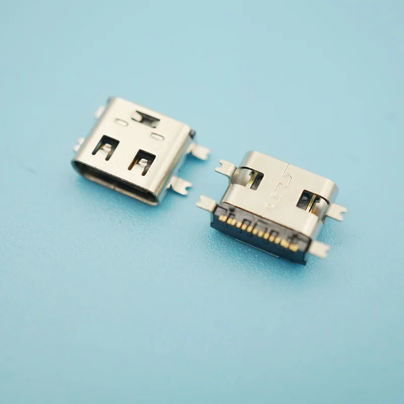 30 шт./лот 16 штырьков женский разъем SMT 3 1 USB Type C разъем|socket connector|socket type cl connector |