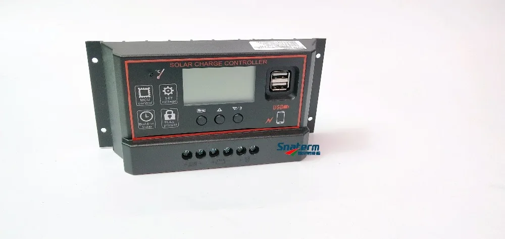 60A/50A/40A 12 В 24 в автоматический Солнечный контроллер заряда PWM с ЖК-дисплеем Dual USB 5 в выходной регулятор панели солнечных батарей для PV дома