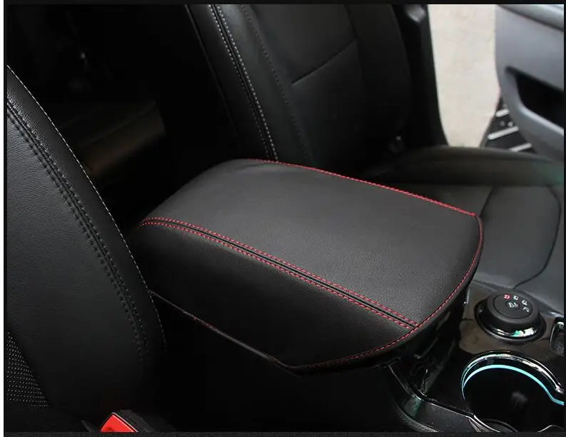 2012- для Ford Explorer, чехол для подлокотника, чехол для подлокотника, чехол-кобура, защитный кожаный чехол для интерьера