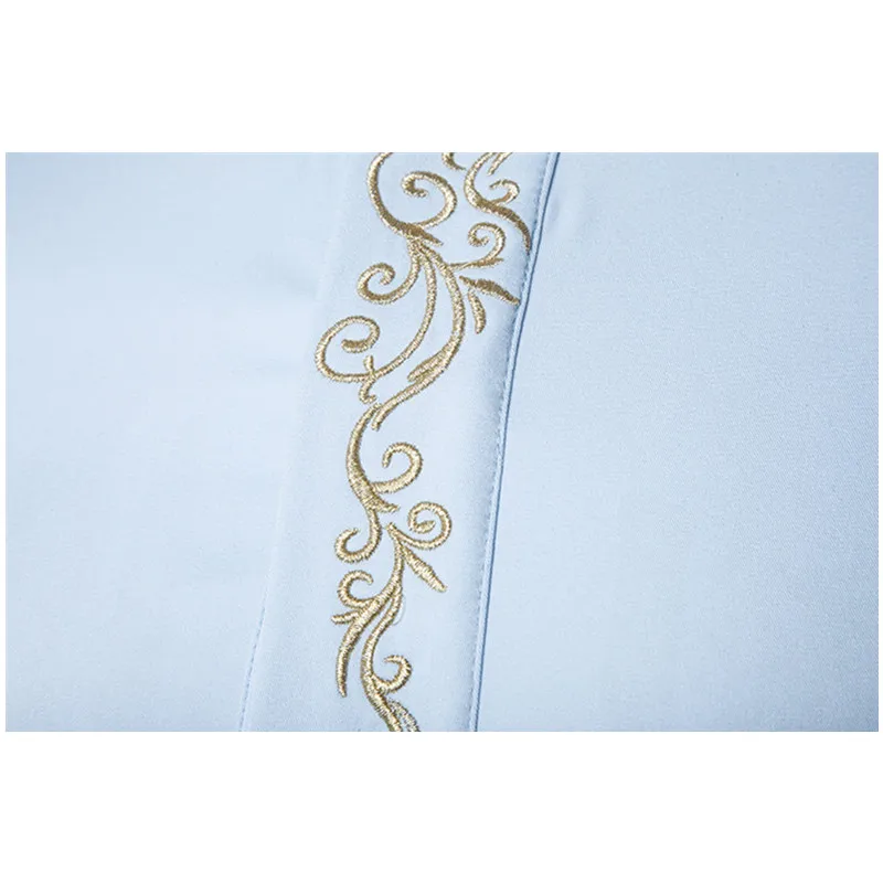 Новинка 2018 модная брендовая мужская популярная одежда Облегающая рубашка с