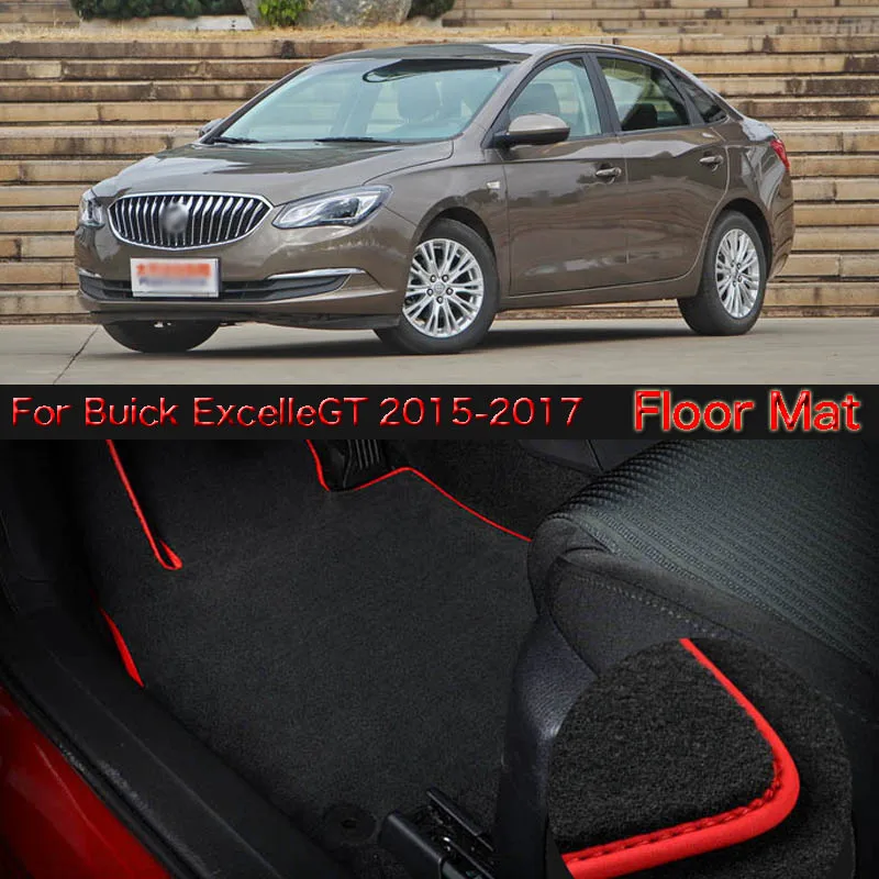 

High Quality Soft Nylon Custom Made Non Slip Heavy Duty Floor Carpet Mat Rugs For Buick Excelle GT 2015-2017