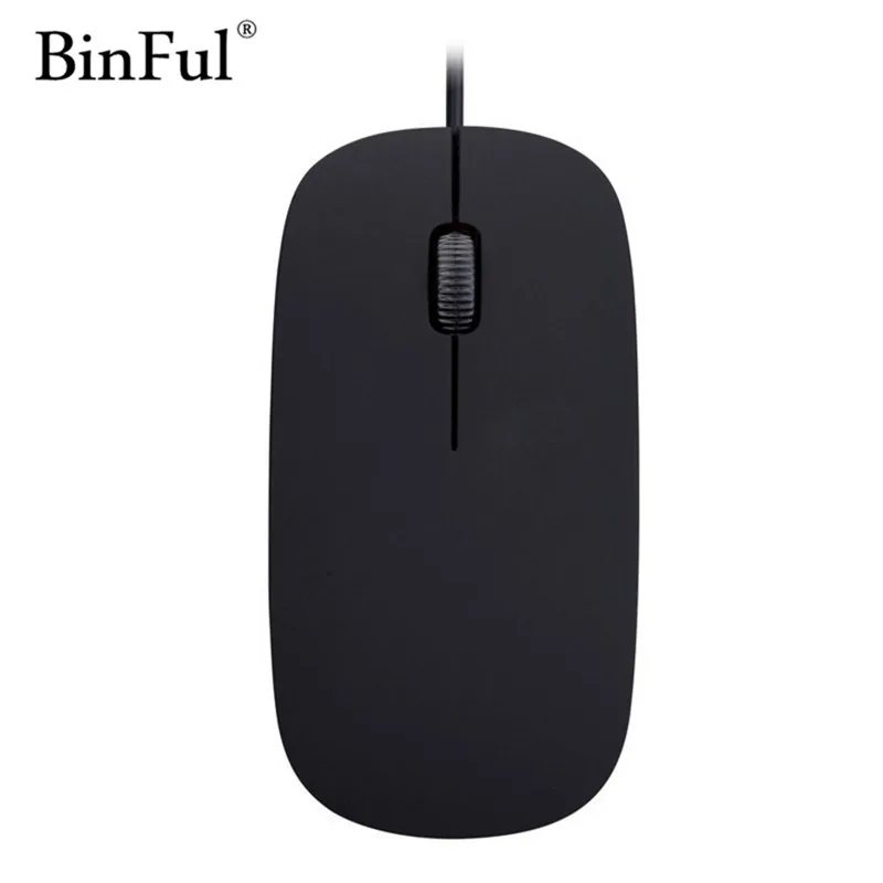 BinFul Профессиональная USB Оптическая Проводная игровая мышь 1200 DPI геймерская для ПК