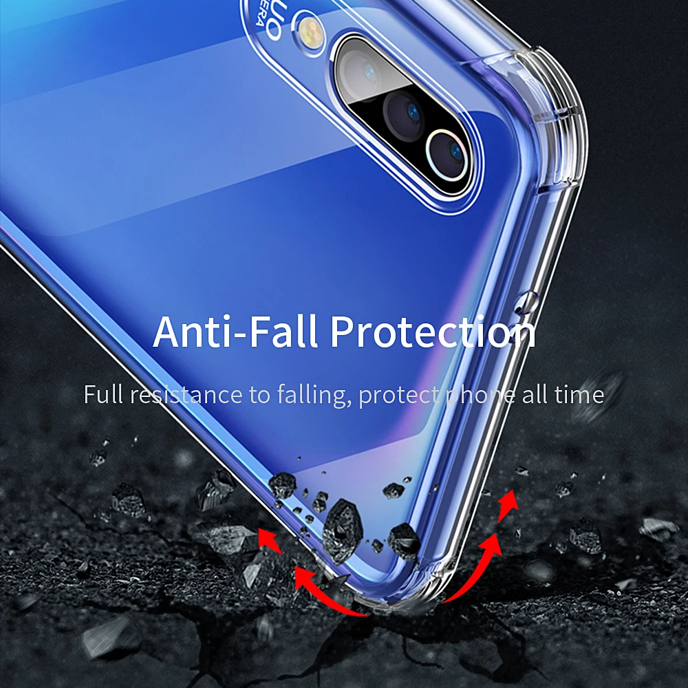Прозрачный противоударный чехол Vothoon для Xiaomi Mi 8 se Lite 9 F1 прозрачный силиконовый