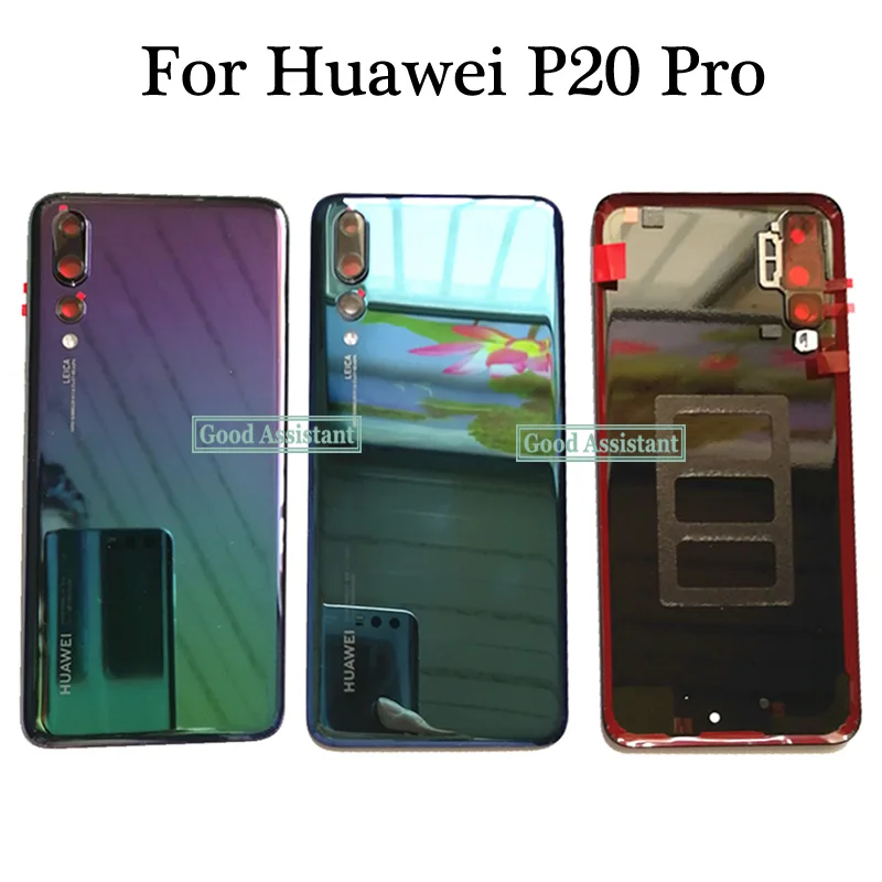 Оригинальный Для Huawei P20 Pro CLT AL01 TL01 L0J задняя крышка батарейного отсека Корпус