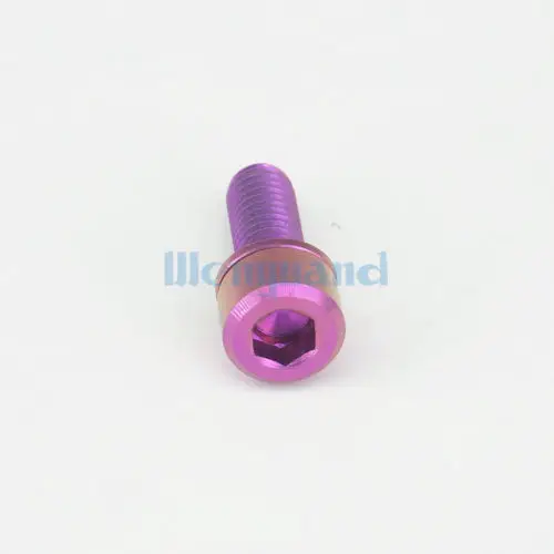 LOT 4 M6 x 16mm Purple TC4 GR5 Titanium Alloy Allen Hex Screw Column Cap Head Bolts For Bicycle | Обустройство дома