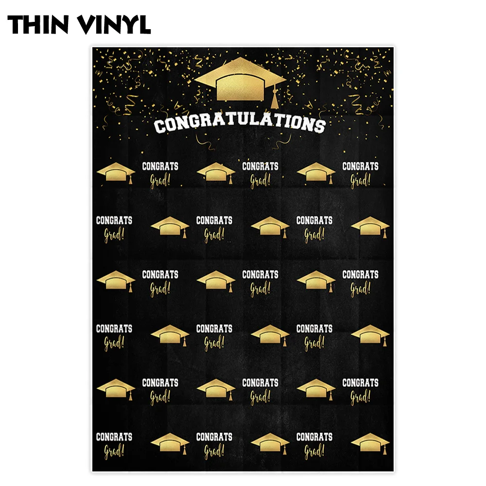 Фон Allenjoy для фотосессии выпускные открытки праздничная Кепка золотого цвета