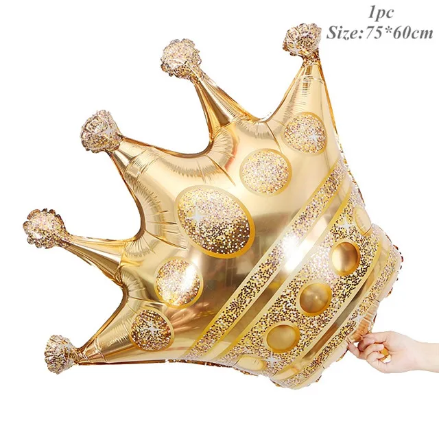 Big Crown 1 шт пивная чашка фольга фон для фотосессий-воздушный шар для вечерние принадлежности, день рождения украшения для взрослых - Цвет: Big Crown