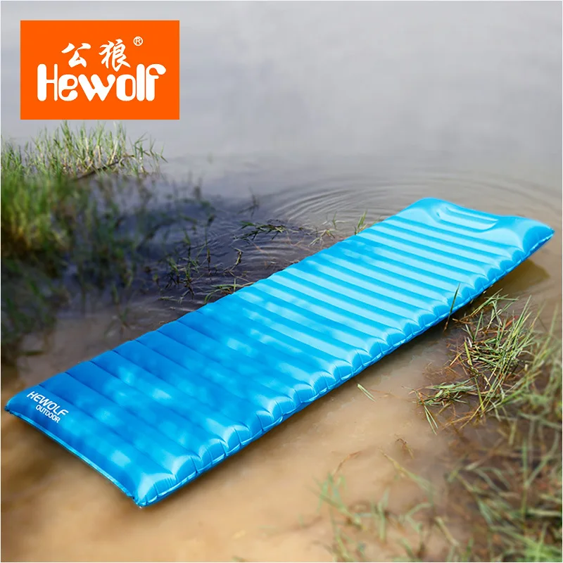 

Hewolf superlight inflatable single indoor moistureproof widening and thickening outdoor camping type inflatable mat