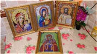 Алмазная живопись 5D сделай сам вышивка крестиком религия икона лидера