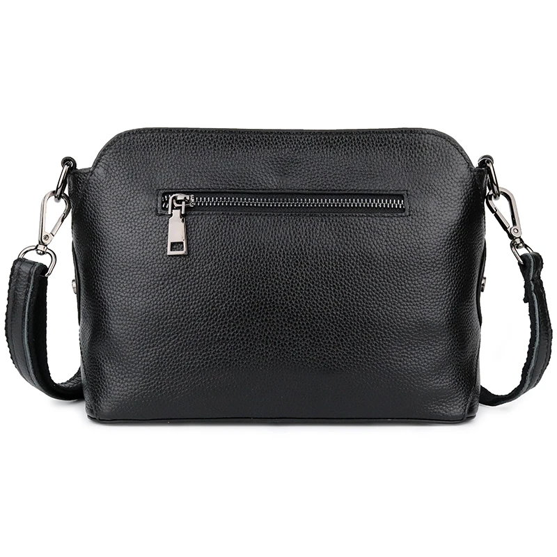 Женская сумка-мессенджер из 100% воловьей кожи простая женская сумка через плечо