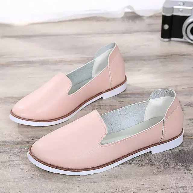 summer 2015 British wind with low side small white shoes round head foot doug institute women's peas | Обувь
