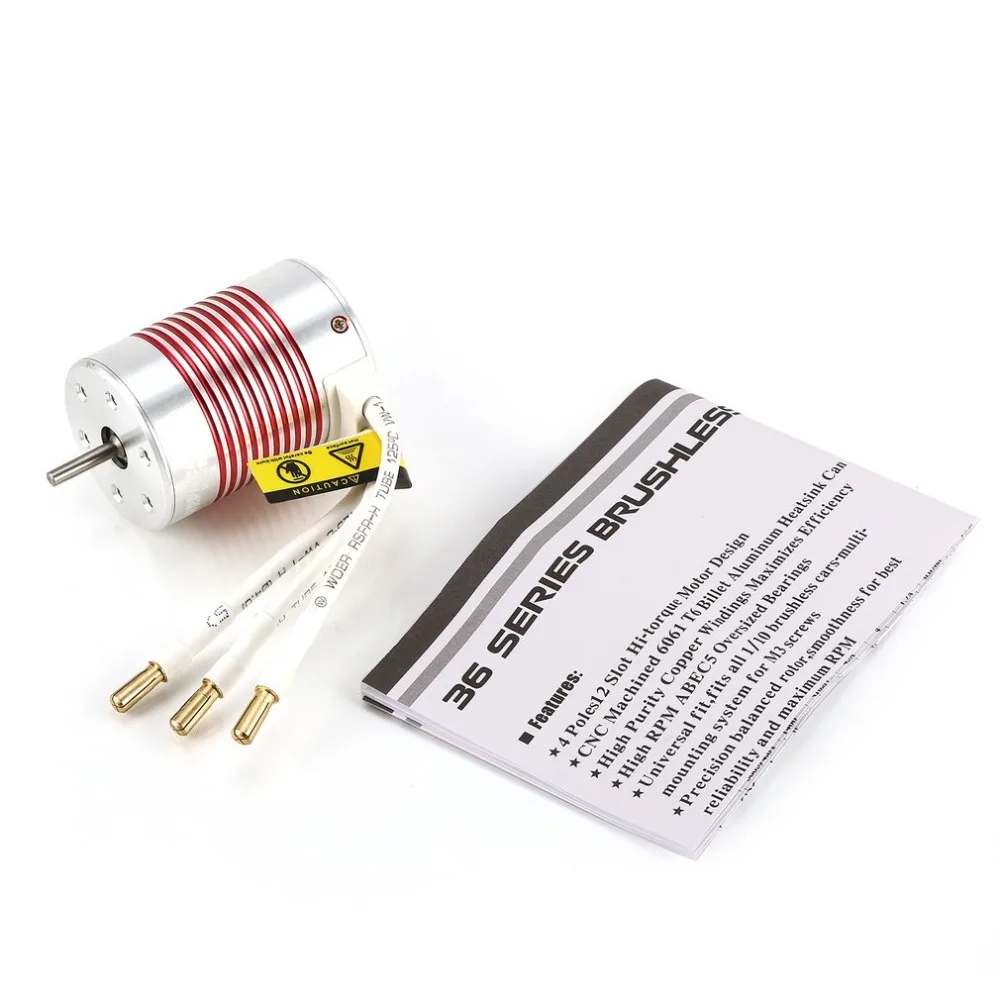 SURPASSHOBBY Platinum Водонепроницаемая серия 3650 3100KV 3500KV 3900KV 4300KV 5200KV бесщеточный двигатель для 1/10 RC автомобилей грузовиков