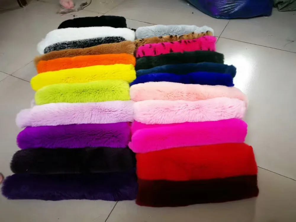 Цена настоящий кроличий мех 40x24 см DIY Шарфы шапки помпон пальто Одеяло Подушка швейный Материал Пушистый мягкий натуральный мех R16