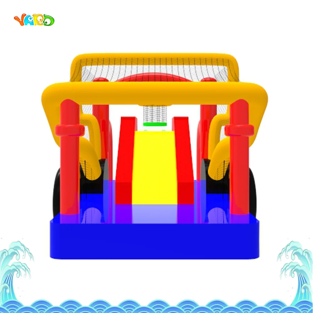 

Car Inflatable Combo Bouncy Castle Bouncer with Slide and Net
