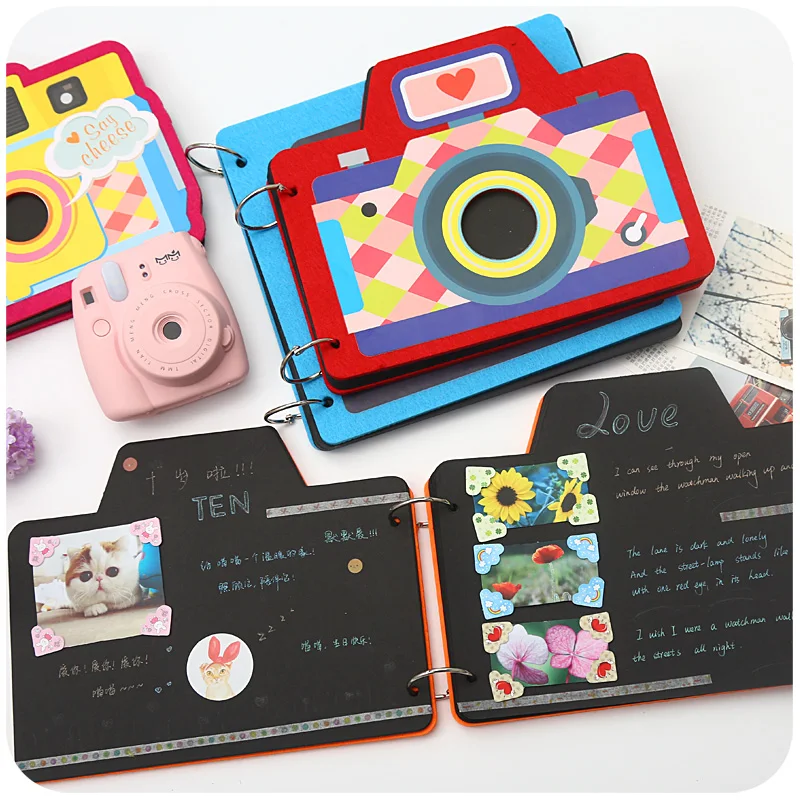 Креативный милый фотоальбом для скрапбукинга детский альбом билет по фильму