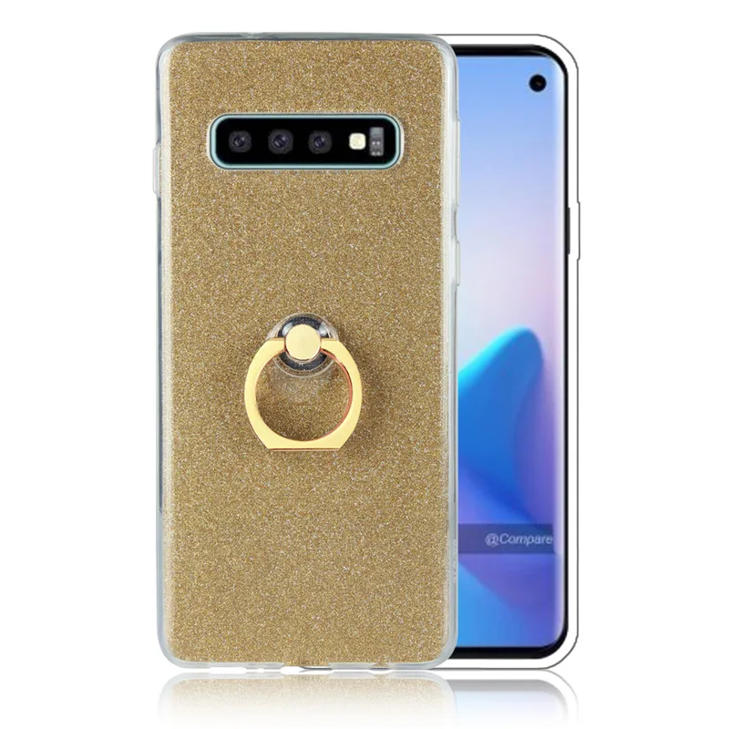 Для samsung Galaxy S10 плюс Чехол Мягкий Блестящий силиконовый чехол для телефона мягкая