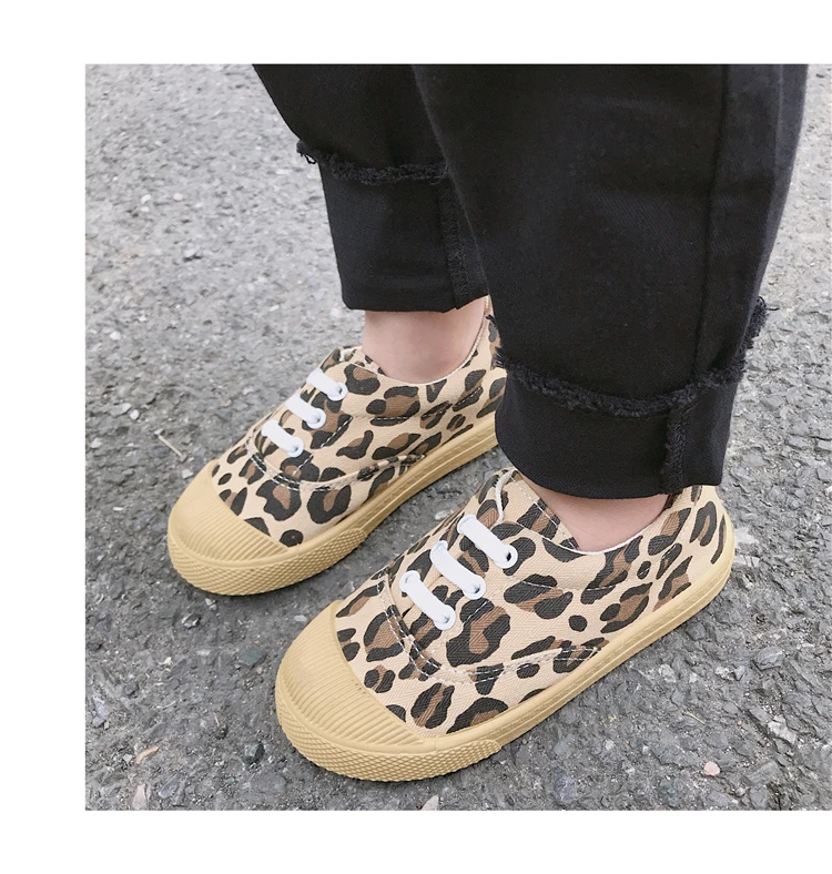 Kids Toddler Baby Little Boys Girls Slip-On Leopard Flat Canvas Sports Shoes For Sneakers New 1 2 3 4 5 6 7 Years | Детская одежда и