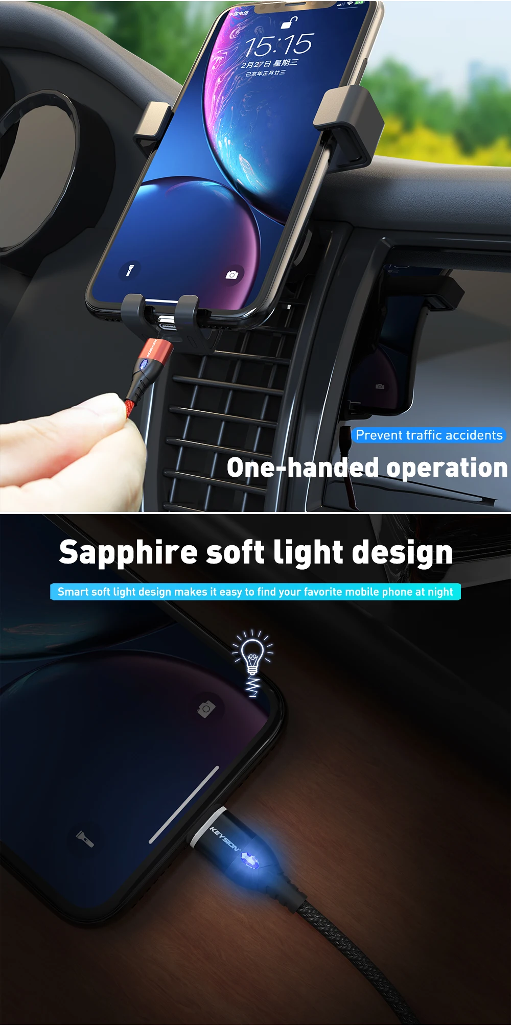 Магнитный usb-кабель KEYSION 3A для iPhone Micro USB type C кабель для быстрой зарядки магнитное зарядное устройство кабель Micro usb для samsung Xiaomi