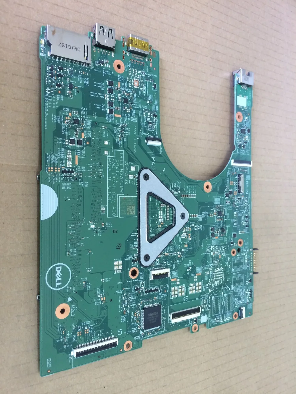 Для DELL 15 3558 материнская плата с I3 5015U 2 1 ГГц cpu CN 0MNGP8 MNGP8|Материнские платы для
