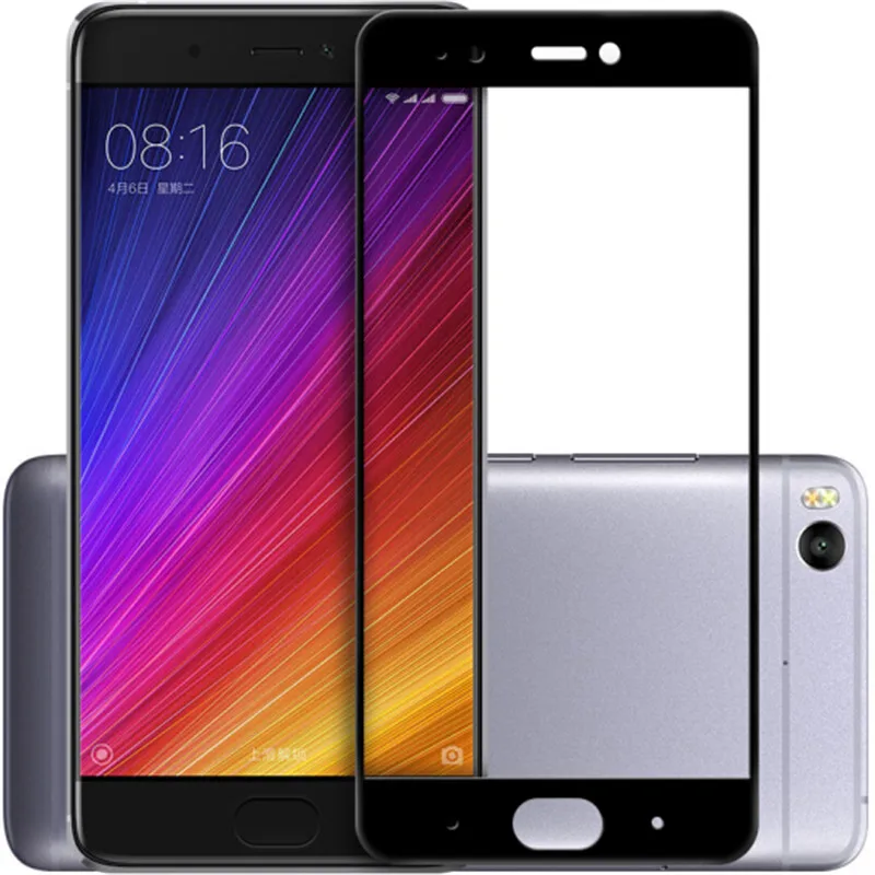 Полное покрытие из закаленного стекла для xiaomi 5S M5S MI5S 5 15 дюймов черный белый