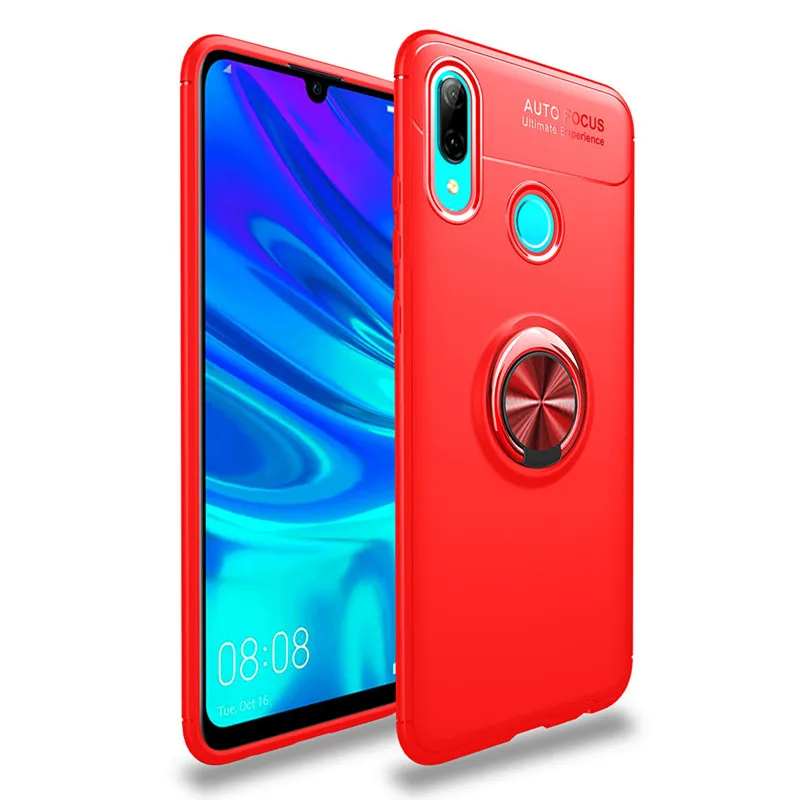Для huawei P30 Pro P Smart 2019 силиконовый чехол повернуть палец кольцо Магнит автомобиля