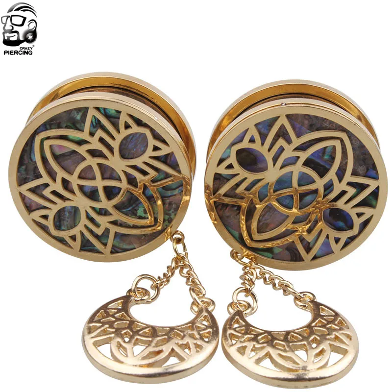 8 мм 25 Пара золотых подвесных фотоэлементов винт из нержавеющей стали телесный