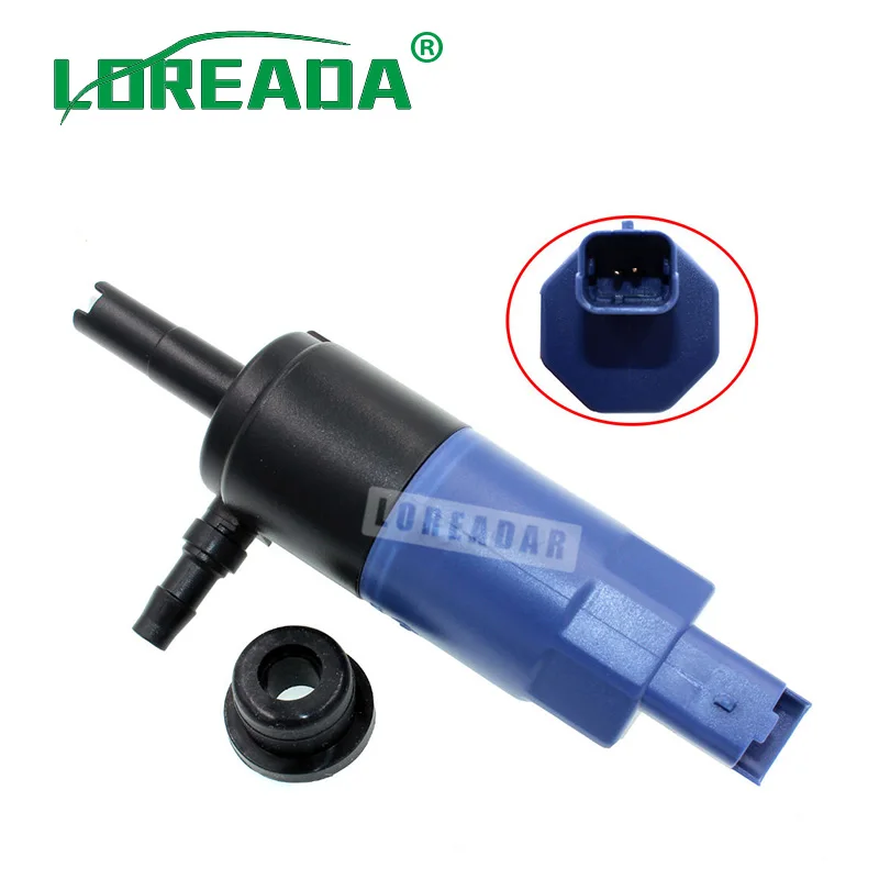 Насос для мойки фар LOREADA 9641086680 9642218080 8200331654 2862017 92r Peugeot 307 407 Renault Clio Citroen C4 5 6