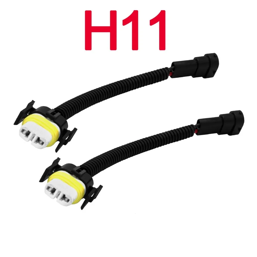 Керамический разъем H1 H4 H7 H4 H8 H9 H11 H13 9005 HB3 9006 HB4 9007 розетка проводка расширения Жгут адаптер гнезд провода