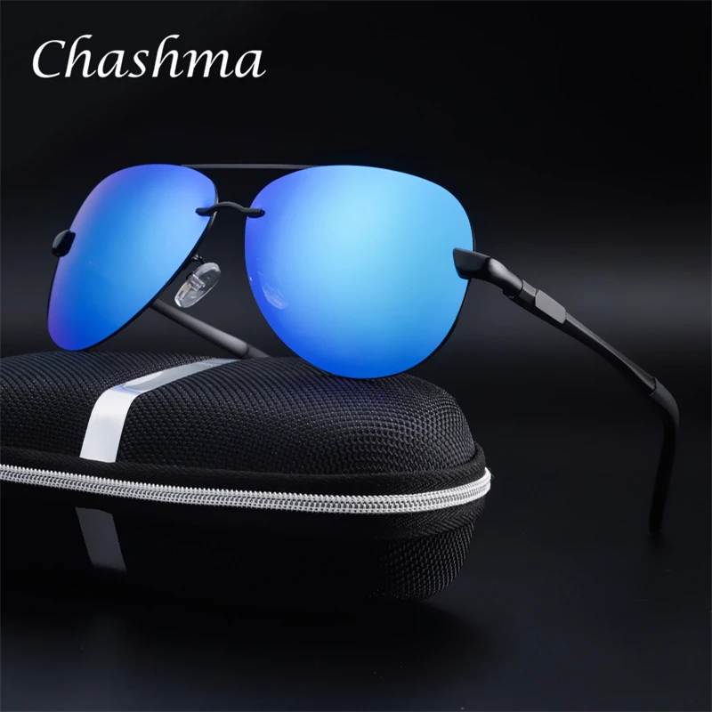Солнцезащитные очки CHASHMA брендовые поляризованные с логотипом для вождения