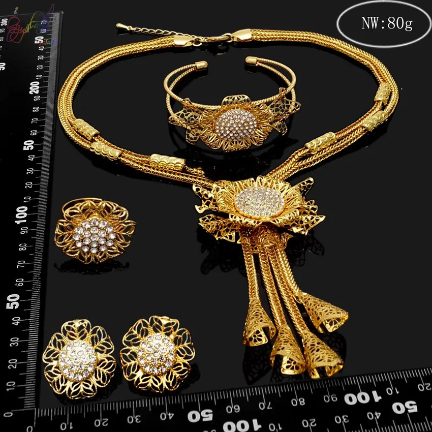 YULAILI свадебный подарок нигерийские Свадебные модные африканские бусы ювелирный