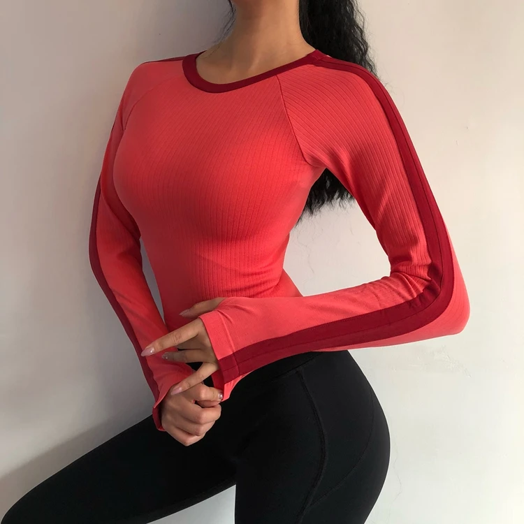 Женские сексуальные спортивные короткие футболки Спортивная футболка для