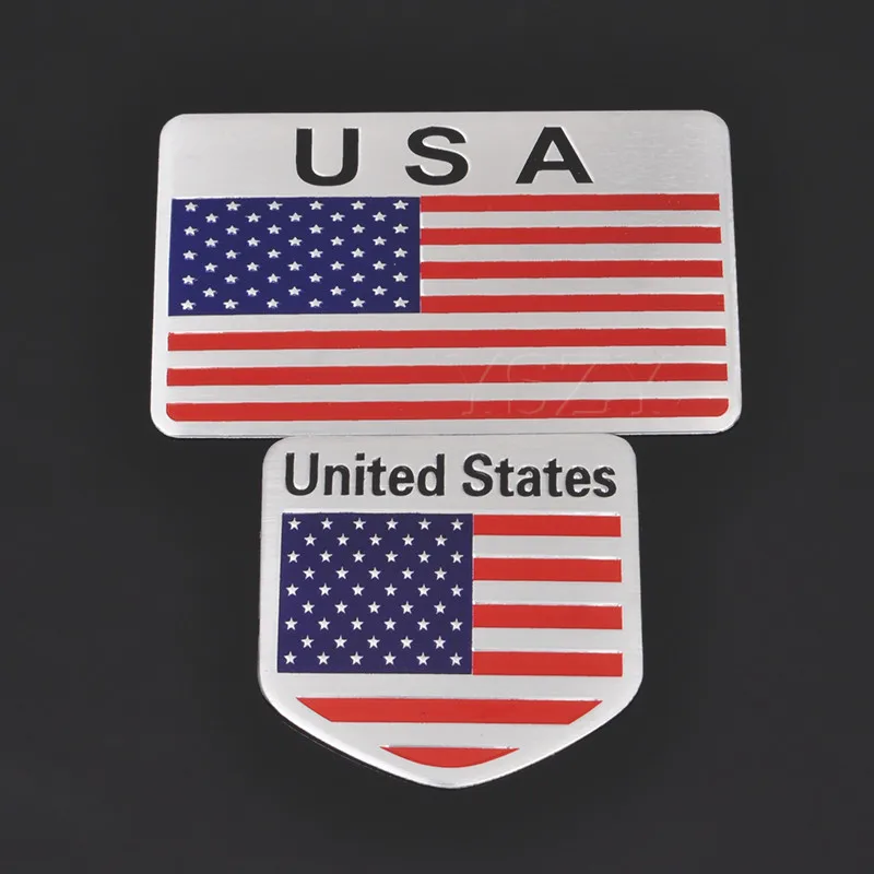 Автомобильная наклейка с американским флагом эмблема США для BMW Audi Ford Buick Chevrolet Jeep