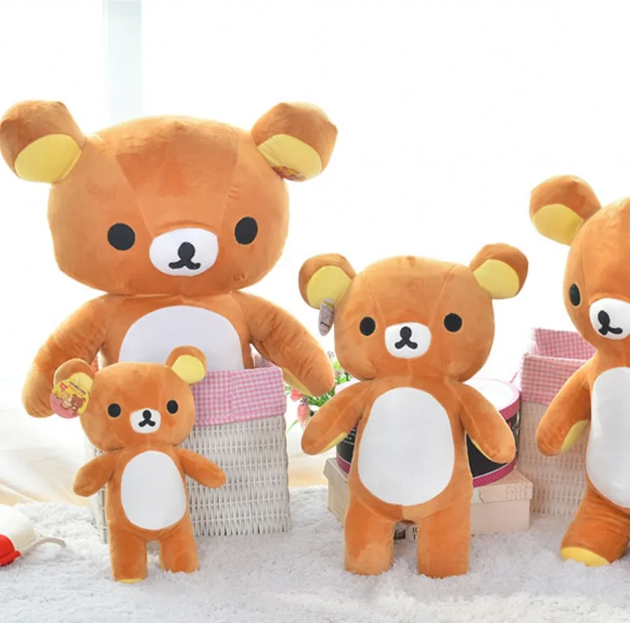 30/60/80 см мягкие медведь Rilakkuma плюшевый игрушка чучело медведя кума Медведь