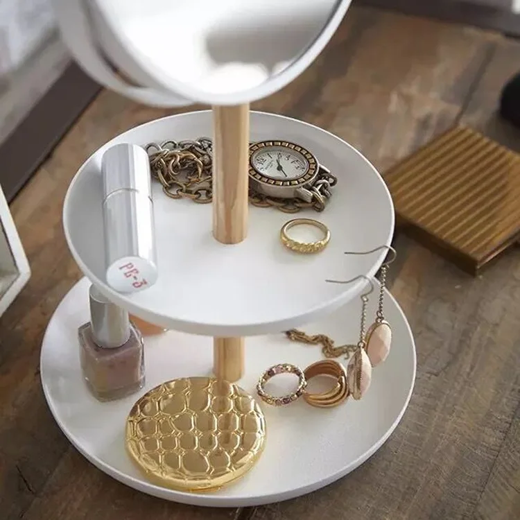 Скандинавское настольное зеркало для хранения и макияжа креативная столешница