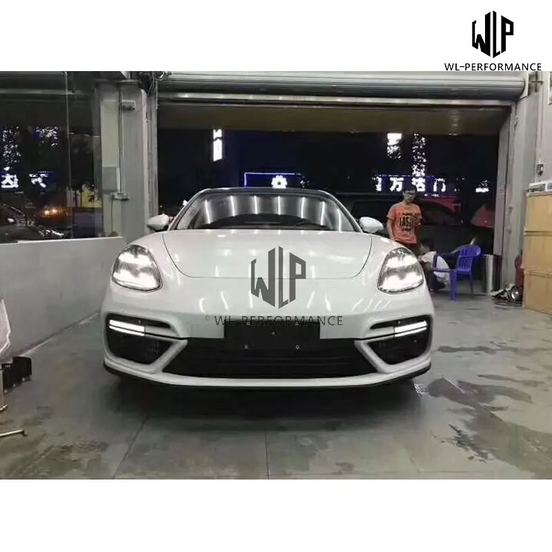 971 Комплект кузова автомобиля PP Неокрашенный передний бампер для Porsche Panamera Turbo 2017 |