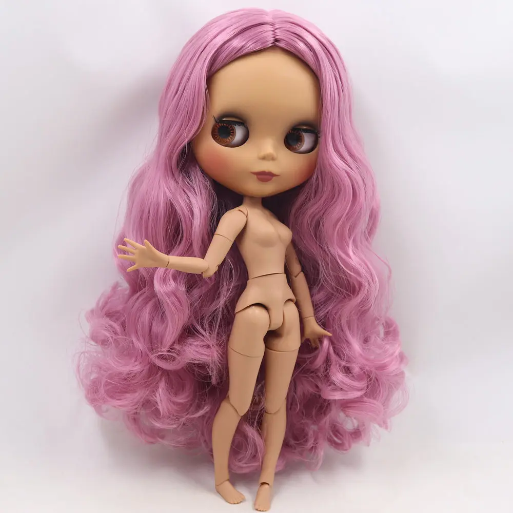 Ледяной DBS Blyth кукольные нет. BL1063 дьявол розовые волосы шарнирное тело черная кожа