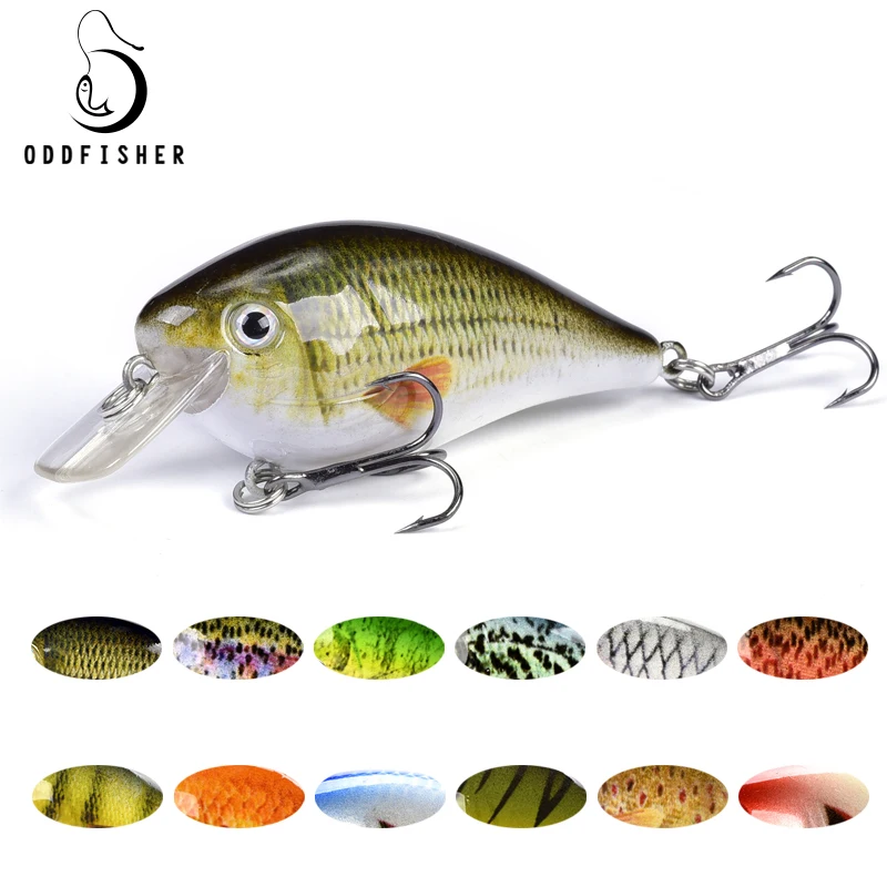 1 шт. Crankbait Поверхностная Рыбная приманка воблеры 6 см 12 8 г искусственные жесткие